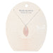 Scout Curated Wears : Organic Stone Necklace Rose Quartz/Silver - Stone of Love - Scout Curated Wears : Organic Stone Necklace Rose Quartz/Silver - Stone of Love