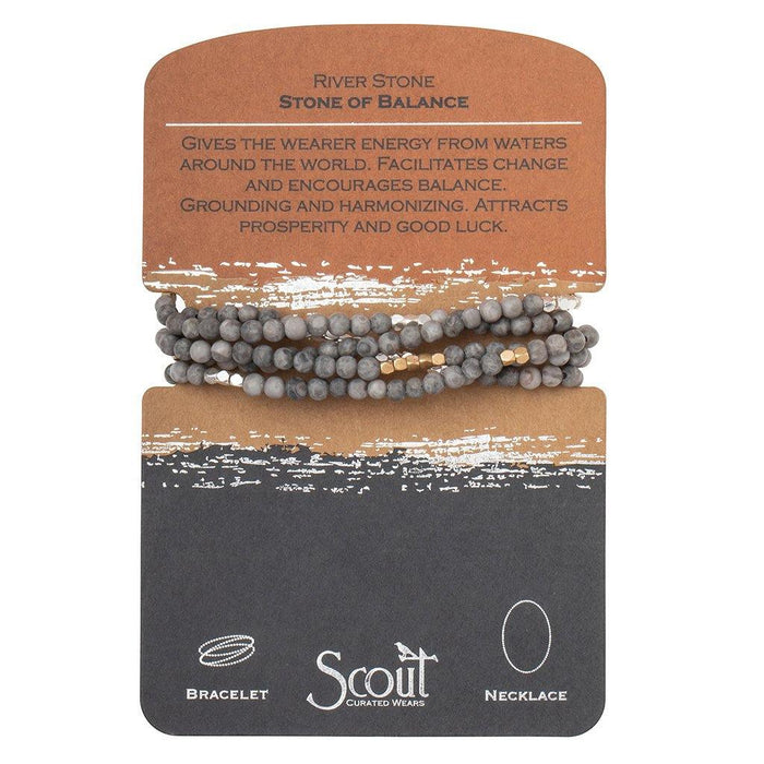 Scout Curated Wears : River Stone Wrap - Stone of Balance - Scout Curated Wears : River Stone Wrap - Stone of Balance - Annies Hallmark and Gretchens Hallmark, Sister Stores