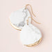 Scout Curated Wears : Stone Dipped Teardrop Earring - Howlite/Gold -
