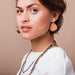 Scout Curated Wears : Stone Dipped Teardrop Earring - Rose Quartz/Silver -