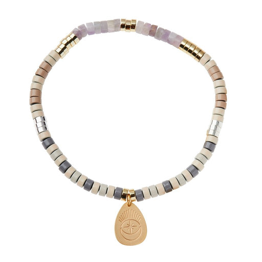 Scout Curated Wears : Stone Intention Charm Bracelet - Amethyst/Gold - Scout Curated Wears : Stone Intention Charm Bracelet - Amethyst/Gold