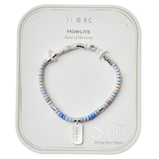 Scout Curated Wears : Stone Intention Charm Bracelet - Howlite/Silver - Scout Curated Wears : Stone Intention Charm Bracelet - Howlite/Silver