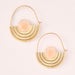 Scout Curated Wears : Stone Orbit Earring - Sunstone/Gold - Scout Curated Wears : Stone Orbit Earring - Sunstone/Gold