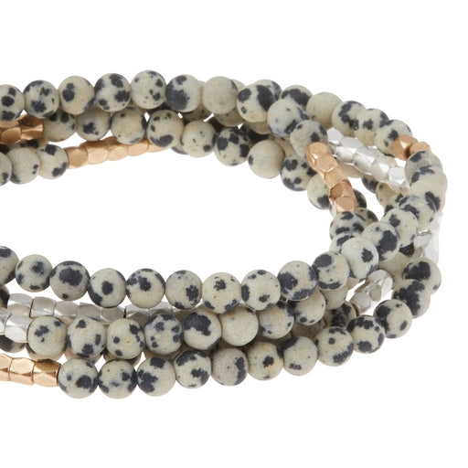 Scout Curated Wears : Stone Wrap - Dalmatian Jasper - Stone of Joy - Scout Curated Wears : Stone Wrap - Dalmatian Jasper - Stone of Joy