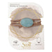 Scout Curated Wears : Suede Stone Wrap - Amazonite Gold Stone of Courage -