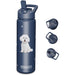 Serengeti Bichon Frise 24 oz Water Bottle - Serengeti Bichon Frise 24 oz Water Bottle