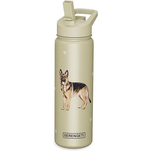 Serengeti German Shepherd 24 oz Water Bottle - Serengeti German Shepherd 24 oz Water Bottle