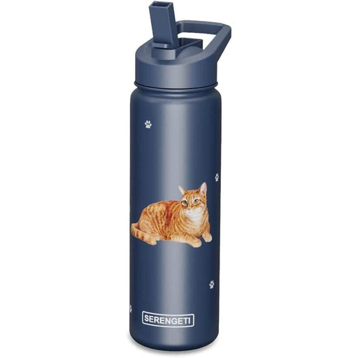 Serengeti Orange Cat 24 oz Water Bottle - Serengeti Orange Cat 24 oz Water Bottle
