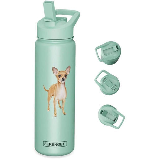 Serengeti Tan Chihuahua 24 oz Water Bottle - Serengeti Tan Chihuahua 24 oz Water Bottle