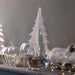 Simon Pearce : Glass Vermont Snowy Evergreen Trees -