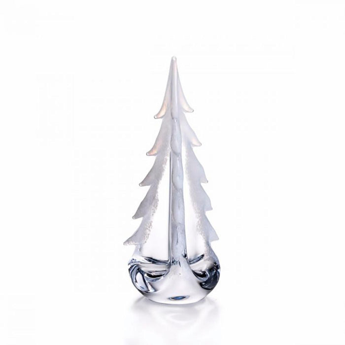 Simon Pearce : Glass Vermont Snowy Evergreen Trees -