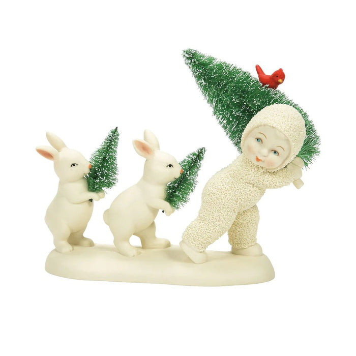 Snowbabies - Christmas Tree Bunnies - Snowbabies - Christmas Tree Bunnies