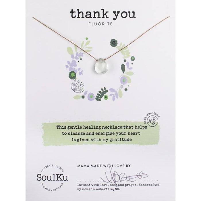 Soulku : Fluorite Soul - Full Of Light Necklace for Thank You -