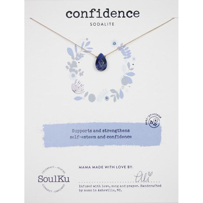 Soulku : Sodalite Soul-Full of Light Necklace for Confidence -