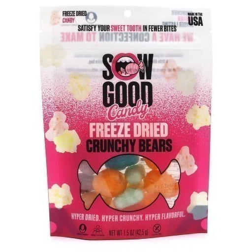 Sow Good Candy Freeze Dried : Crunchy Bears 4.2 oz - Sow Good Candy Freeze Dried : Crunchy Bears 4.2 oz