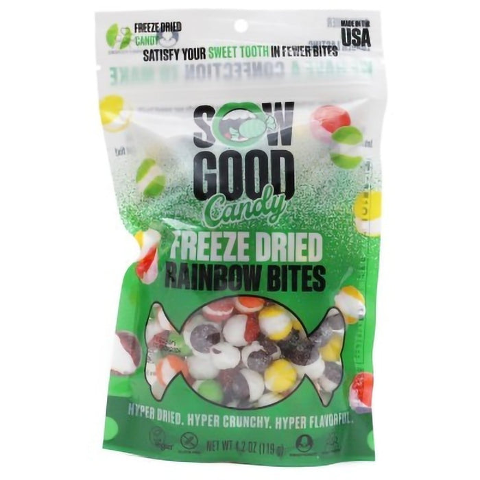 Sow Good Candy Freeze Dried : Rainbow Bites 4.2 oz - Sow Good Candy Freeze Dried : Rainbow Bites 4.2 oz