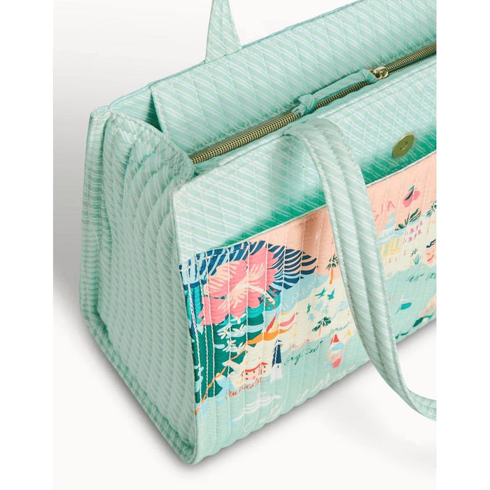 Spartina 449 : Florida Quilted Zip Tote -