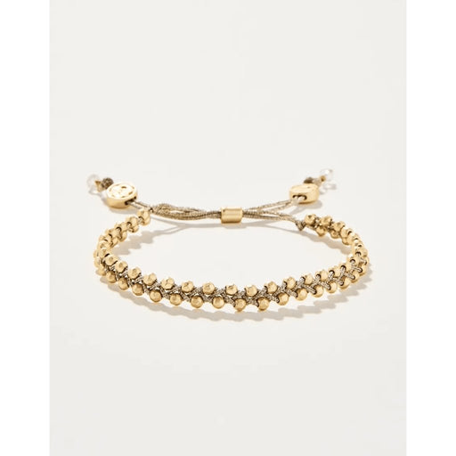 Spartina 449 : Friendship Bracelet Metallic Gold/Gold Beads -