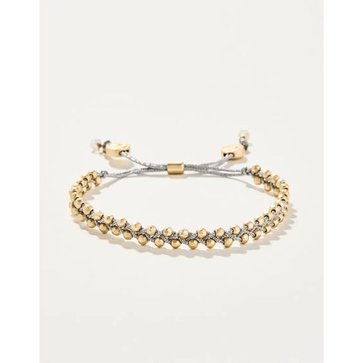 Spartina 449 : Friendship Bracelet Metallic Silver/Gold Beads -