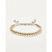 Spartina 449 : Friendship Bracelet Metallic Silver/Gold Beads -
