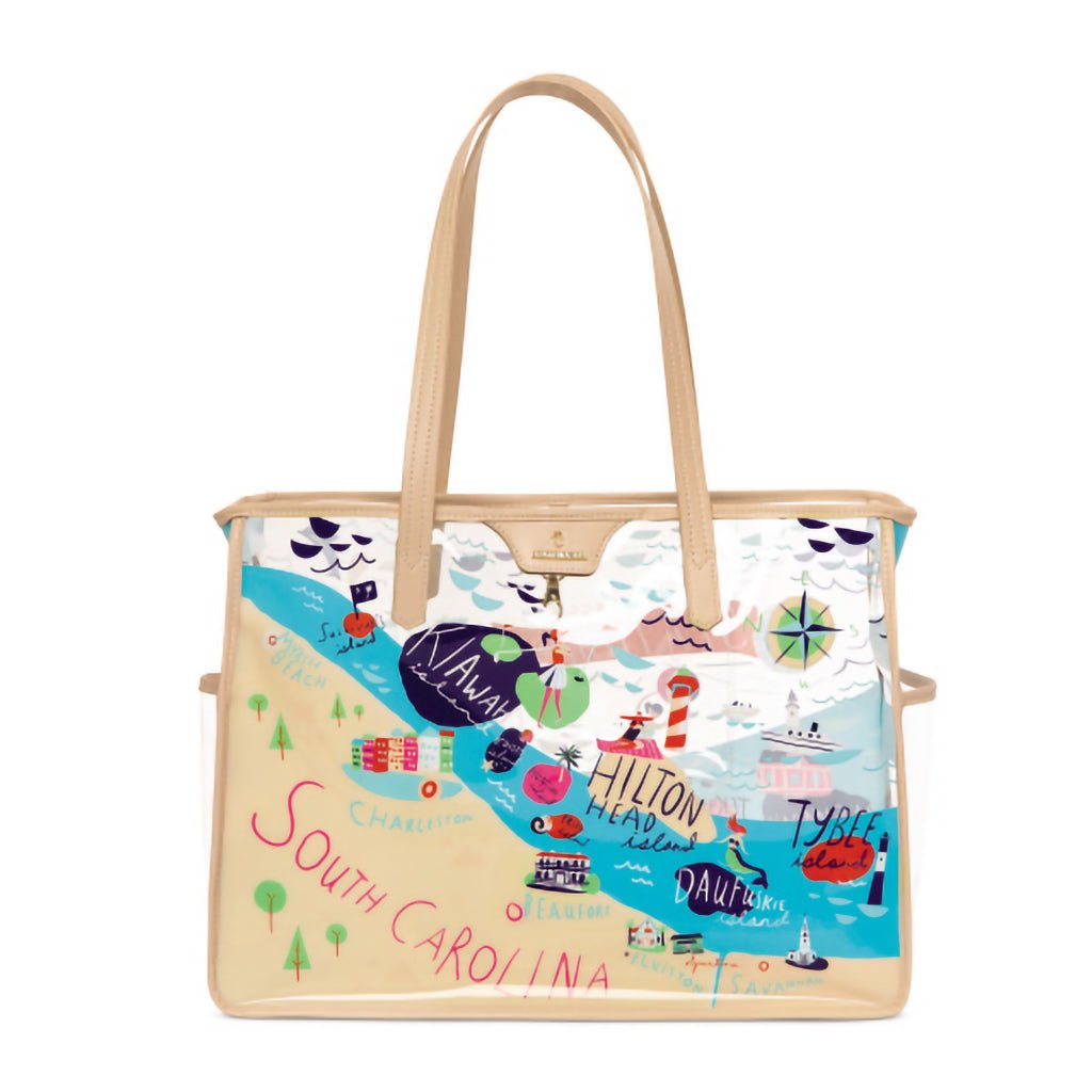 Spartina 449 Sea Islands Clear Beach Tote (W) — Annies Hallmark