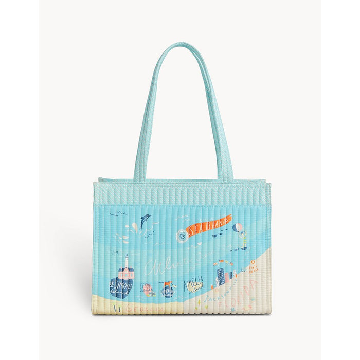 Spartina 449 : Sea Islands Quilted Zip Tote - Spartina 449 : Sea Islands Quilted Zip Tote