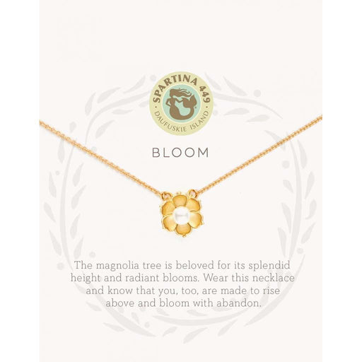 Spartina : Sea La Vie Bloom Necklace in Gold -