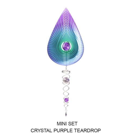 Spinfinity : Crystal Purple Teardrop - Mini Set - Spinfinity : Crystal Purple Teardrop - Mini Set