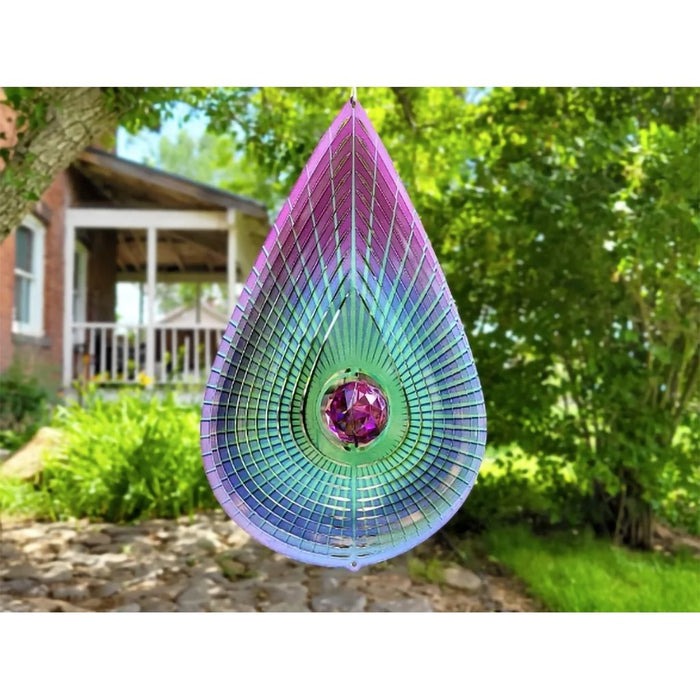 Spinfinity : Purple Crystal Teardrop -