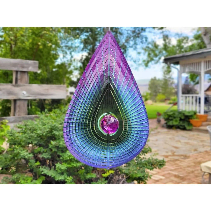 Spinfinity : Purple Crystal Teardrop -