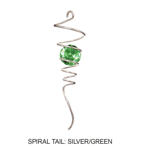 Spinfinity : Spiral Tail-Silver/Green -