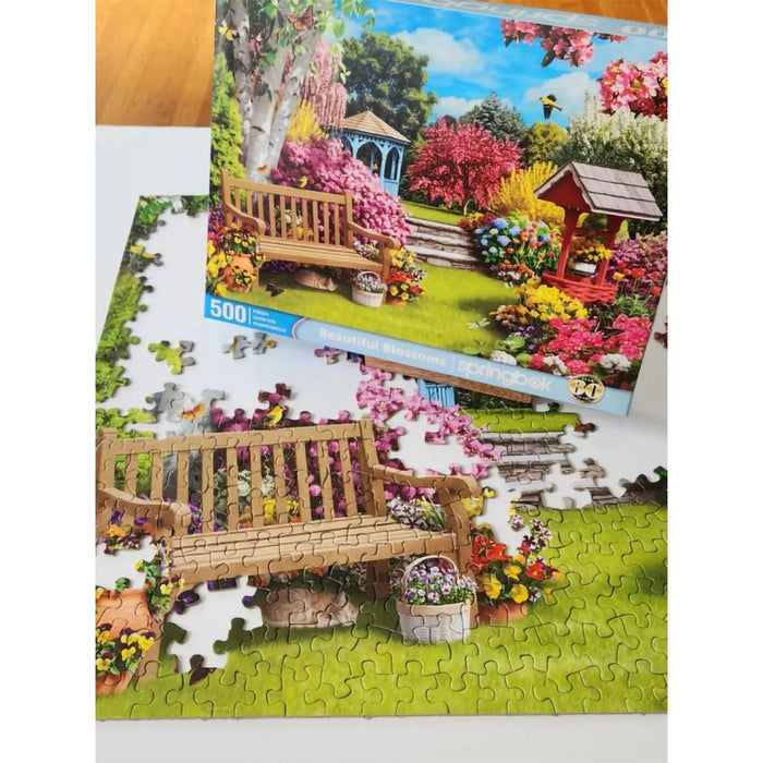 Springbok : Beautiful Blossoms 500 Piece Jigsaw Puzzle - Springbok : Beautiful Blossoms 500 Piece Jigsaw Puzzle