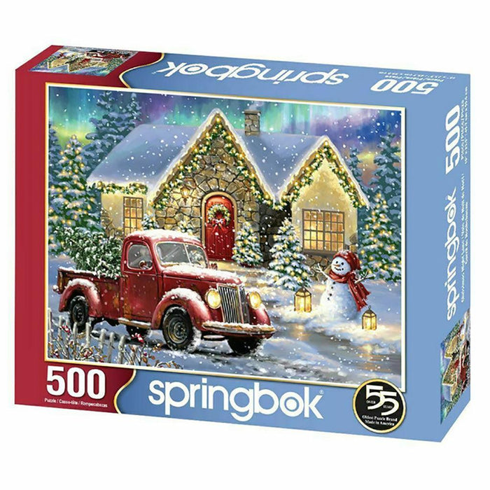 Springbok : Christmas Light Lane 500 Piece Jigsaw Puzzle - Springbok : Christmas Light Lane 500 Piece Jigsaw Puzzle - Annies Hallmark and Gretchens Hallmark, Sister Stores