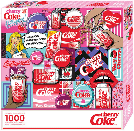 Springbok : Coca-Cola Cherry Coke 1000 Piece Jigsaw Puzzle - Springbok : Coca-Cola Cherry Coke 1000 Piece Jigsaw Puzzle