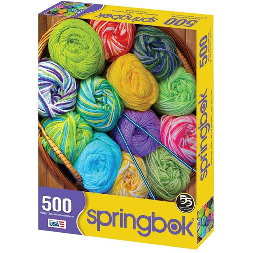 Springbok : Colorful Yarn 500 Piece Jigsaw Puzzle -