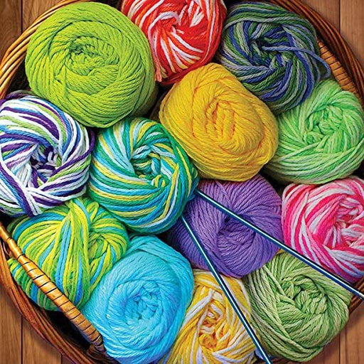 Springbok : Colorful Yarn 500 Piece Jigsaw Puzzle -