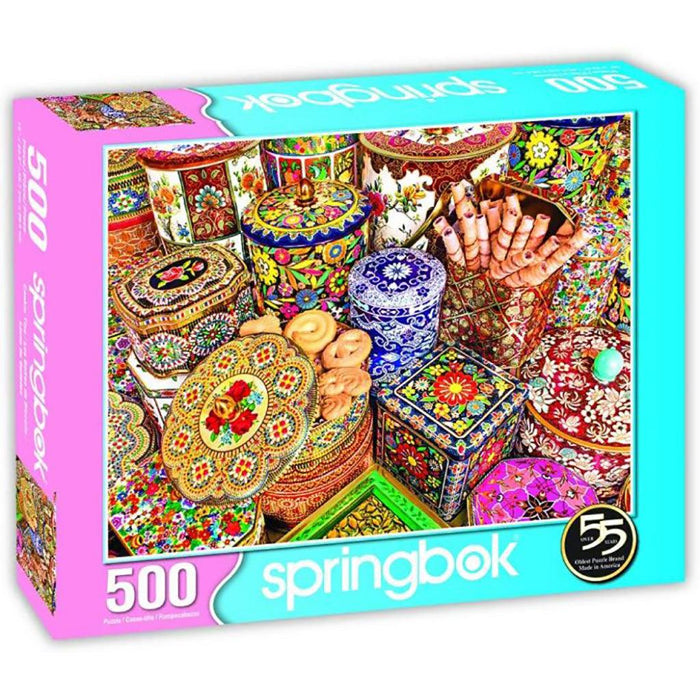 Springbok : Cookie Tins 500 Piece Jigsaw Puzzle -