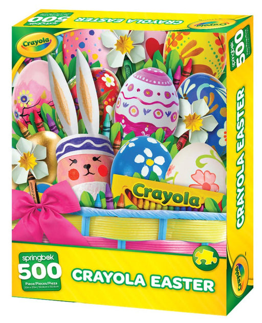 Springbok :Crayola's Colorful Easter 500 Piece Jigsaw Puzzle - Springbok :Crayola's Colorful Easter 500 Piece Jigsaw Puzzle