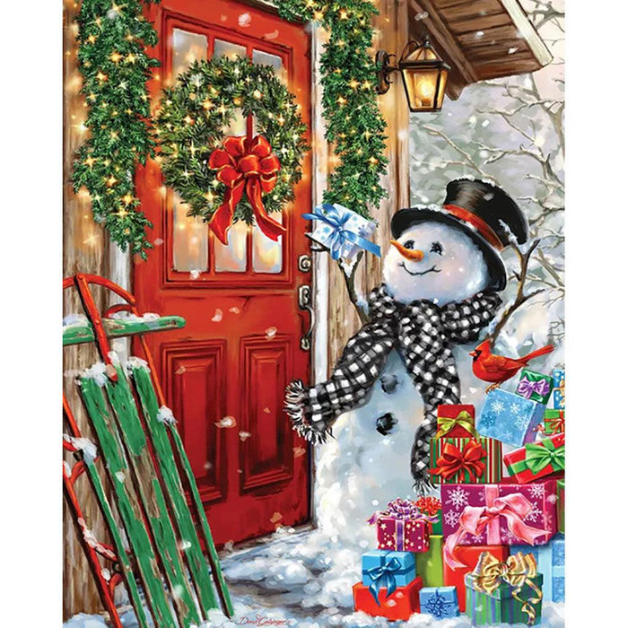 Springbok : Delivering Gifts 1000 Piece Jigsaw Puzzle - Springbok : Delivering Gifts 1000 Piece Jigsaw Puzzle - Annies Hallmark and Gretchens Hallmark, Sister Stores