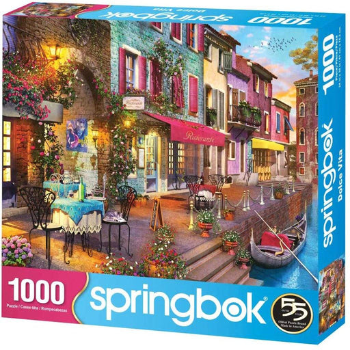 Springbok : Dolce Vita 1000 Piece Jigsaw Puzzle - Springbok : Dolce Vita 1000 Piece Jigsaw Puzzle - Annies Hallmark and Gretchens Hallmark, Sister Stores