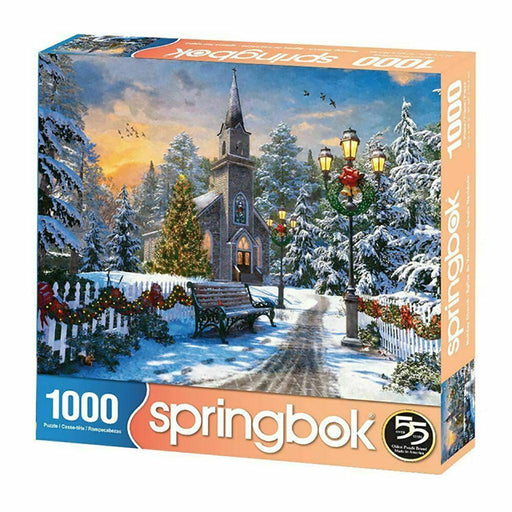 Springbok : Holiday Church 1000 Piece Jigsaw Puzzle - Springbok : Holiday Church 1000 Piece Jigsaw Puzzle - Annies Hallmark and Gretchens Hallmark, Sister Stores