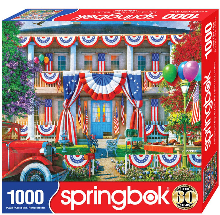 Springbok : Independence Day 1000 Piece Jigsaw Puzzle - Springbok : Independence Day 1000 Piece Jigsaw Puzzle