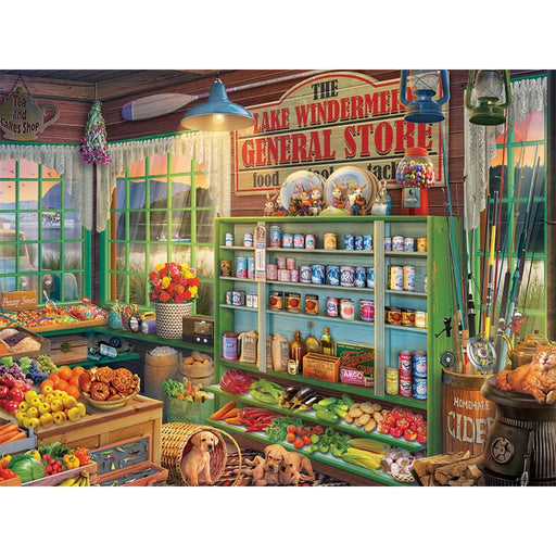 Springbok : Lake Windermere General Store 500 Piece Jigsaw Puzzle - Springbok : Lake Windermere General Store 500 Piece Jigsaw Puzzle