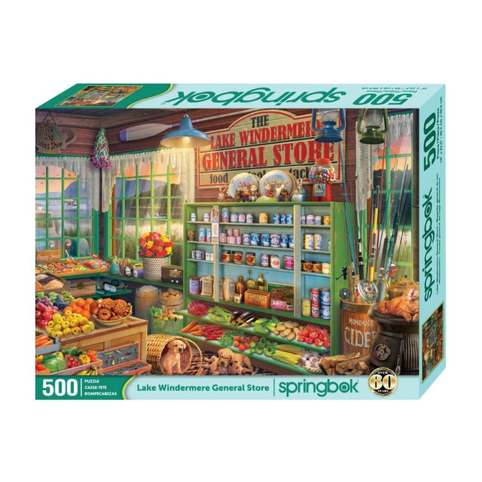 Springbok : Lake Windermere General Store 500 Piece Jigsaw Puzzle - Springbok : Lake Windermere General Store 500 Piece Jigsaw Puzzle