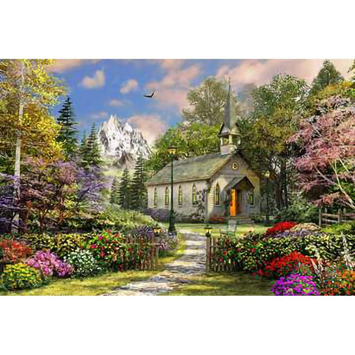 Springbok : Mountain View Chapel 500 Piece Jigsaw Puzzle -