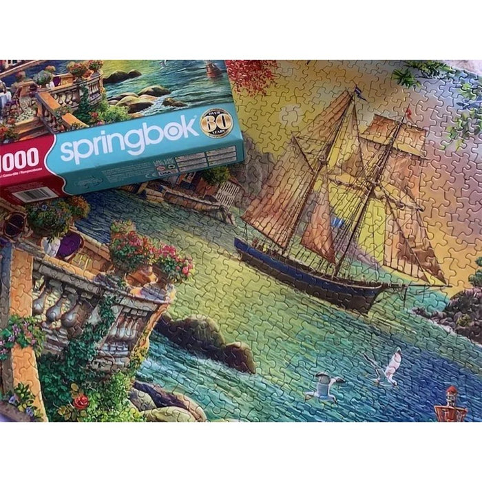 Springbok : Oceanside Sunset 1000 Piece Jigsaw Puzzle - Springbok : Oceanside Sunset 1000 Piece Jigsaw Puzzle