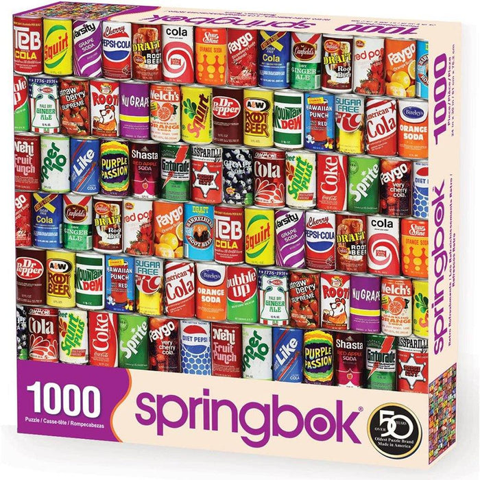 Springbok : Retro Refreshments 1000 Piece Jigsaw Puzzle - Springbok : Retro Refreshments 1000 Piece Jigsaw Puzzle - Annies Hallmark and Gretchens Hallmark, Sister Stores