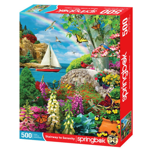Springbok : Stairway to Serenity 500 Piece Jigsaw Puzzle - Springbok : Stairway to Serenity 500 Piece Jigsaw Puzzle