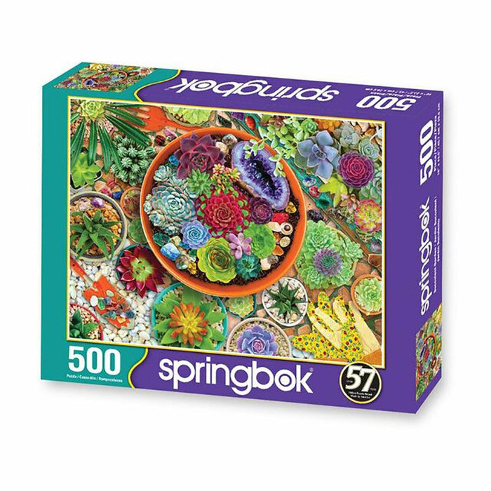 Springbok : Succulent Garden 500 Piece Jigsaw Puzzle -