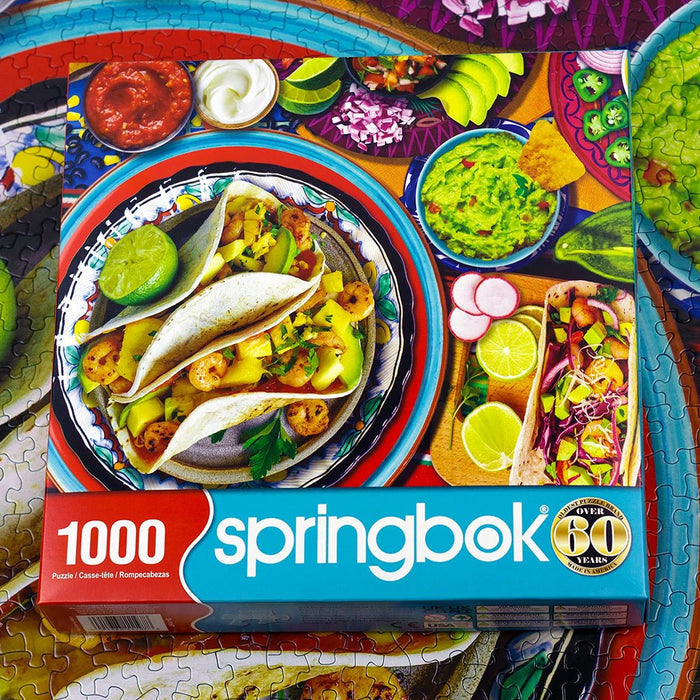 Springbok : Taco Table 1000 Piece Jigsaw Puzzle - Springbok : Taco Table 1000 Piece Jigsaw Puzzle